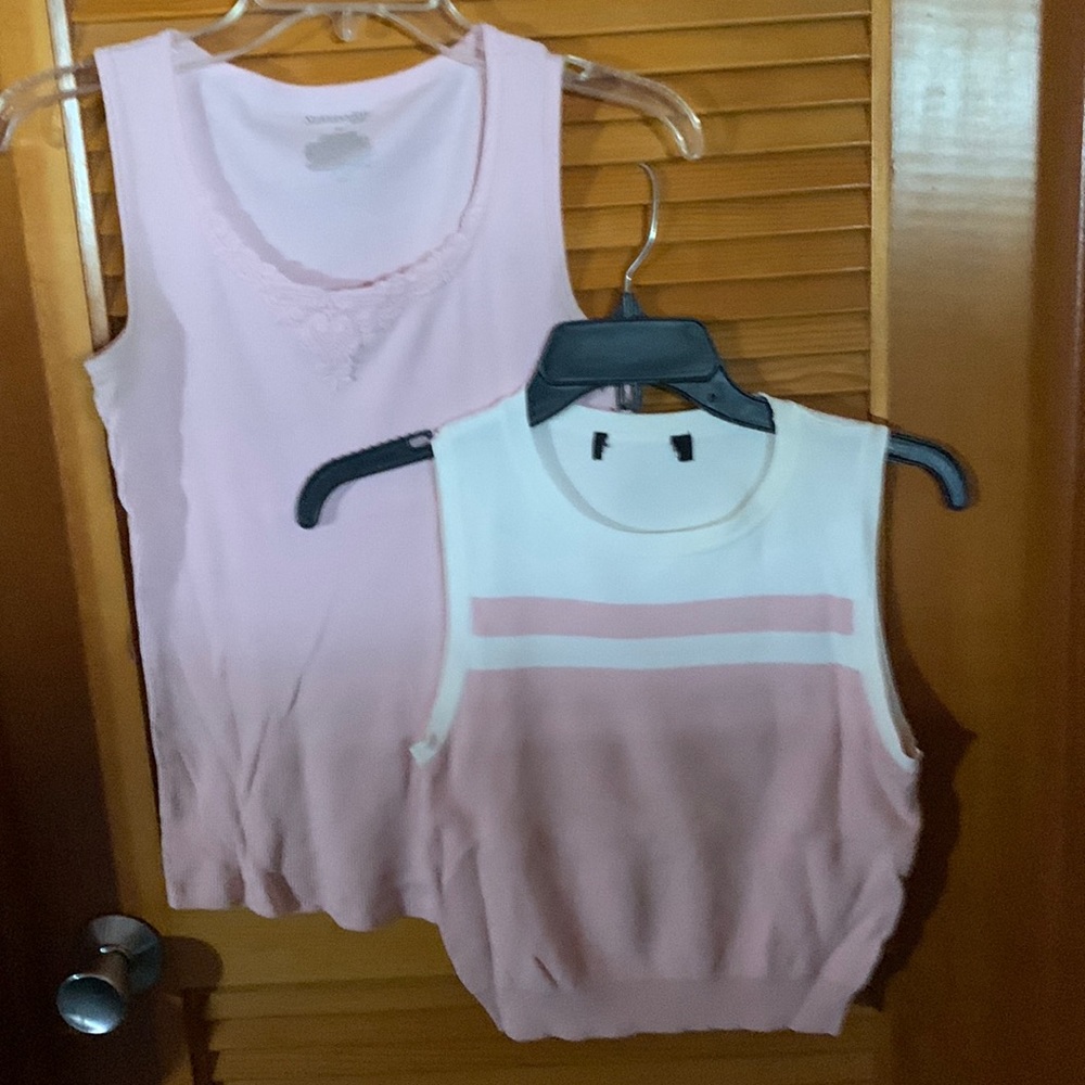 Two small tank tees
